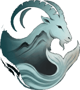 海山羊 SeaGorth — 国风水墨海山羊徽记